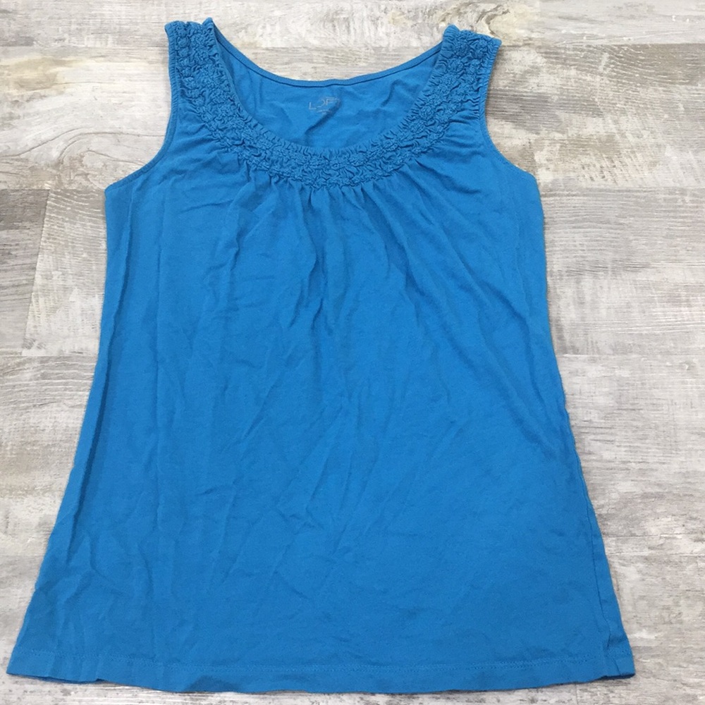 Blue tank